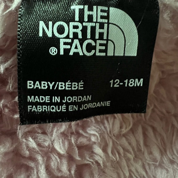 The North Face Toddler Girls Pink Baby Bear Full-Zip Hoodie (12-18 m) - Picture 2 of 4